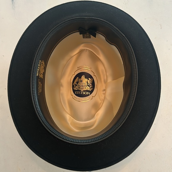 Stetson Royal Quality Black Fedora - Picture 5 of 7